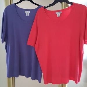 Hampshire Studio tops - $15 each or $25 together